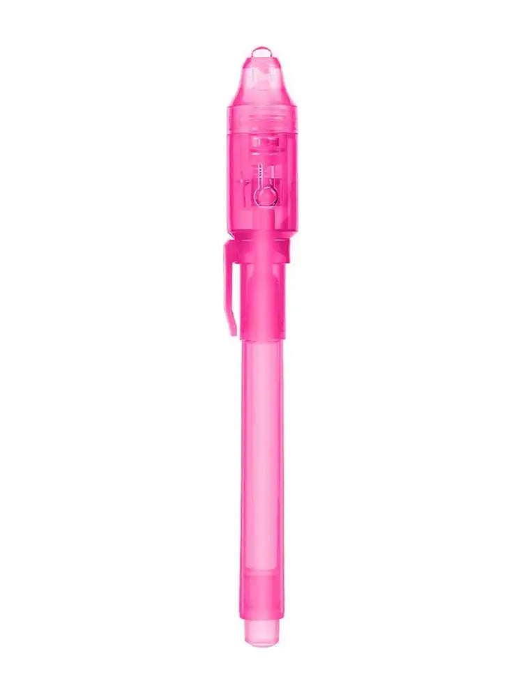 7pcs UV Light Pen Invisible Magic Pencil Secret Fluorescent Pen For Writing Pad Kids Child Drawing Painting Board Safety To Use
