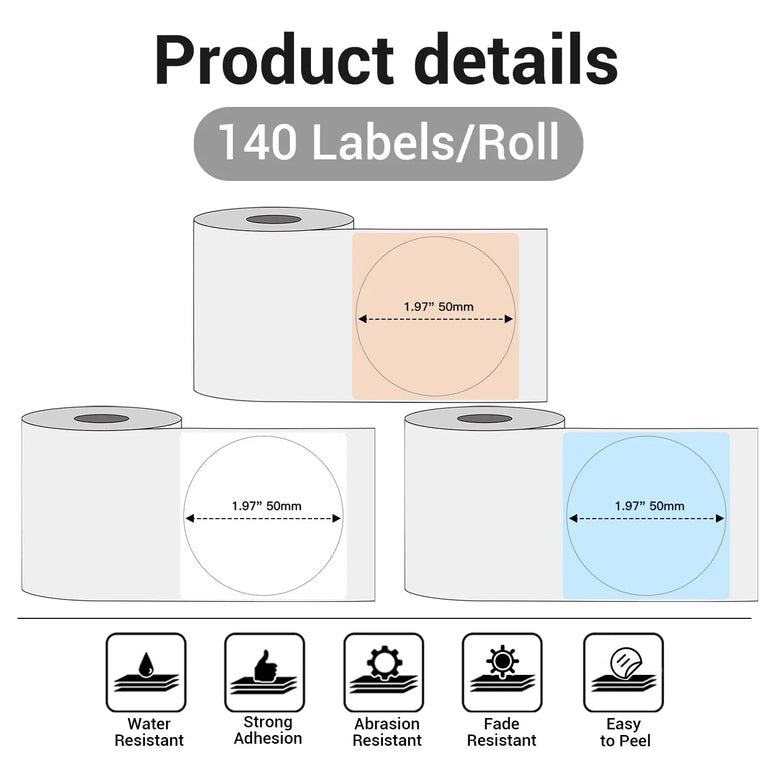 M110 Paper Compatible With M110/M120/M220/M221 Label Maker Printer Thermal paper Label Maker Paper M110 Label For Small Business