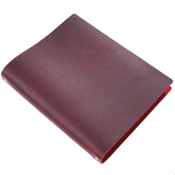 First-layer Cowhide Notebook A4 Enlarged Notebook Crazy Horse Leather Binder Thickened Sketchbook Retro Notepad Gift Notebook