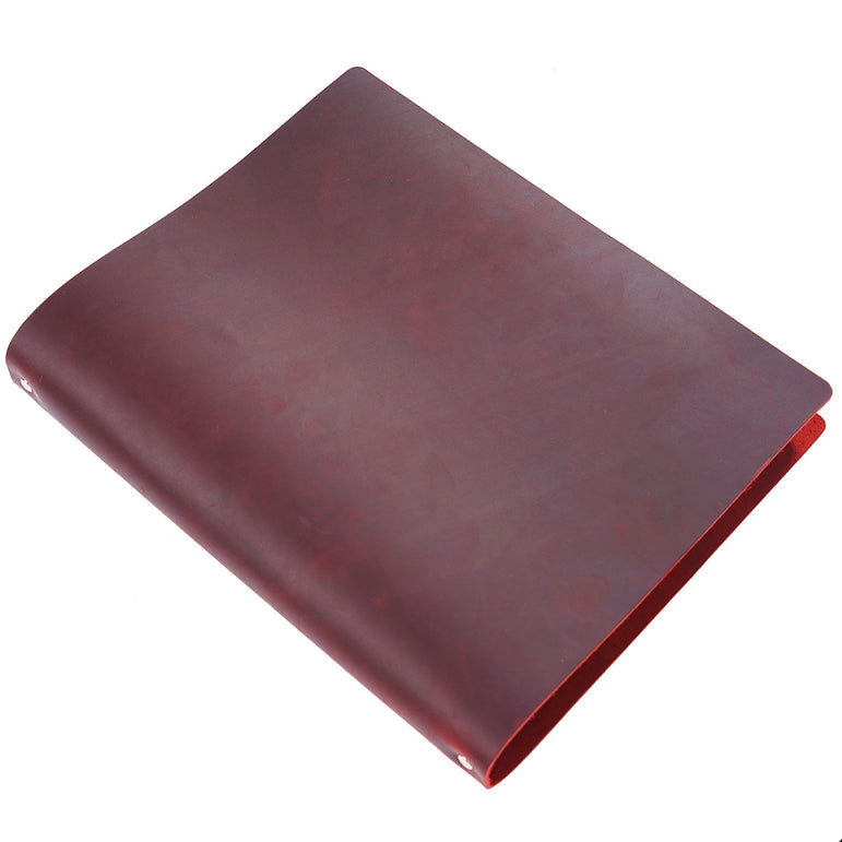First-layer Cowhide Notebook A4 Enlarged Notebook Crazy Horse Leather Binder Thickened Sketchbook Retro Notepad Gift Notebook