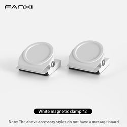 Magnetic Bulletin Board with Stand Magnetic Board for Tabletop with Magnetic Clamp Metal Board for Magnets Display