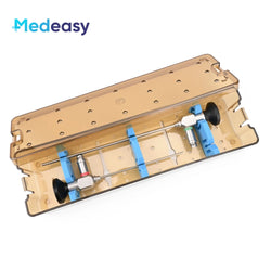 Rigid Endoscope Sterilizing Container Aluminium ENT Endoscopy Sterilization Tray Disinfection Box Case for Medical Instruments