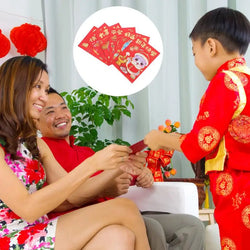 36 Pcs Cartoon Snake Envelope Paper Red Packets Chinese New Year Supply Creative Red Packet Spring Festival Present Lucky Money