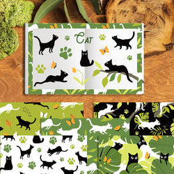 24pcs 30*30cm lovely Cat Scrapbook Craft Paper DIY Craft Paper Art Background Paper Origami Card Making Photo Album Decoration