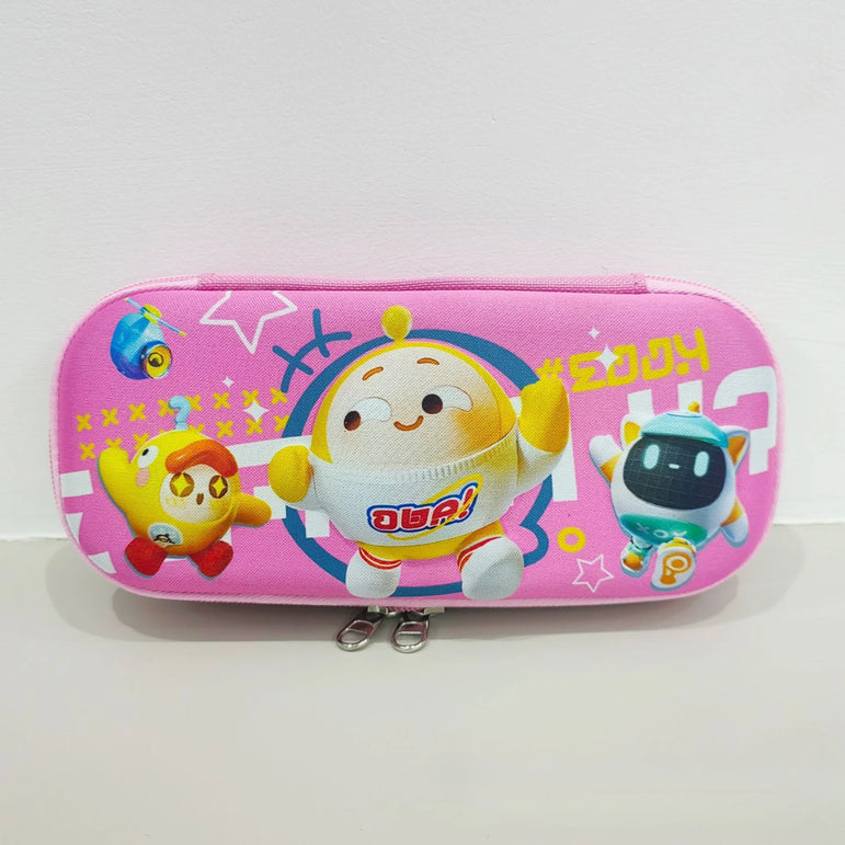 Kawaii 3D multiple anime EVA large-capacity waterproof lightweight student pencil cases, school supplies and stationery bags