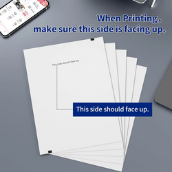 100 Sheets A4 Thermal Paper Printing Paper 210x30mm Suitable For A4 Wireless Bluetooth Thermal Printer Fax Machine Paper