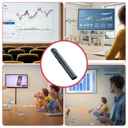 Clicker With Red Pointer 100 Days Standby Wireless Presentation Clicker Ergonomic Class Tool Presentations Supplies