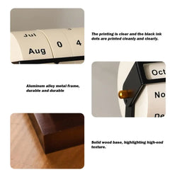 Perpetual Date Calendar 12 Months Weeks Display Perpetual Calendar Tabletop Ornaments Countdown Calendar For Bedroom Cafe