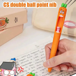 Carrot Gel Pen 4x Funny Screaming Carrot Journaling Writing Pen Creative School Drawing Tool Study Stationery Supplies For