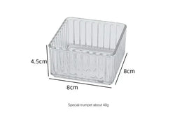Unlimited Desk Drawer Organizers Set Plastic Bathroom Storage Makeup Organizer Clear Transparent Storage Box Bins