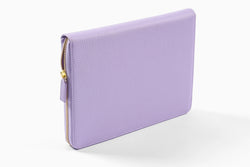 Moterm Genuine Pebbled Grain Leather A5 Zip Cover with Top Pocket Cowhide Planner Zipper Notebook Organizer Agenda Journal Diary