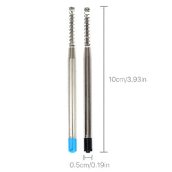 10pcs Ink Pen Point Refill Ballpoint 1mm Medium G2 Refills with Spring