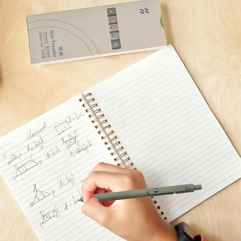 5 Pack 0.5mm Black Ink Pen Fine Tip Smooth Writing Used for Diary Notes Cute Office Study Supplies Gifts for Women Men