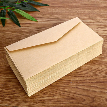 1/6/12 PCS Classical White Black Kraft Blank Mini Paper Window Envelopes Wedding Invitation Envelope Gift Envelope