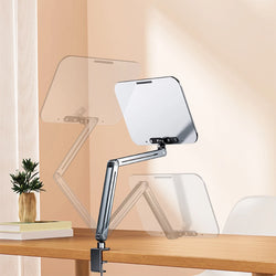 Desk Clamp Book Stand for Reading Adjustable Book Holder Recipe Book Holder for Laptop Tablet Recipe Textbook
