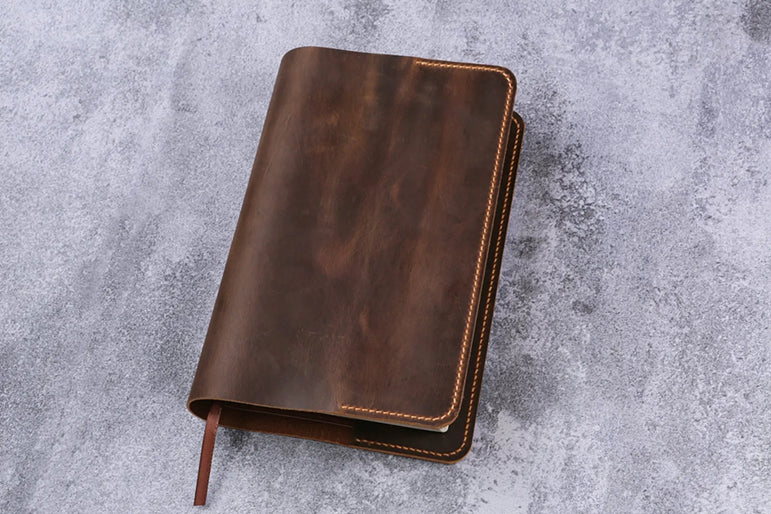 Personalized Leather cover for bible KJV , Custom leather holy bible book case cover christian gifts for men women Z04-LBBC05S