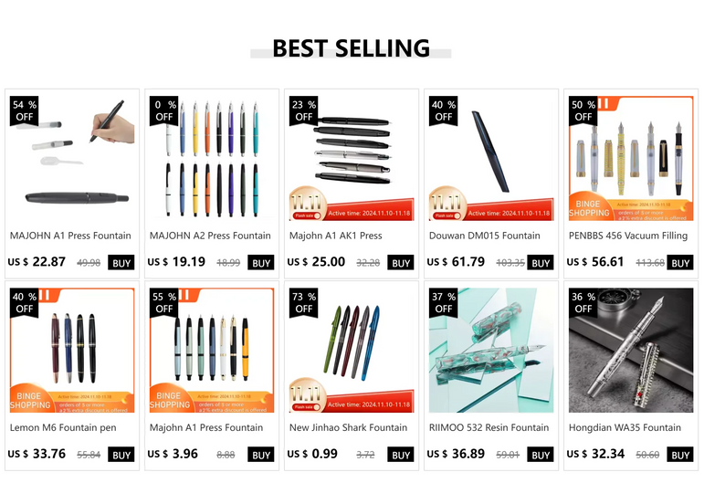 20pcs\set L:4.5 In Ballpoint Pen Refills for Cross Pens Medium Point blue Black Ink