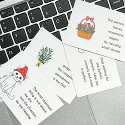 90pcs Inspirational Affirmation CardsMotivational QuotesMotivational InspirationBlessing CardsBirthday GiftsMessage Small Cards