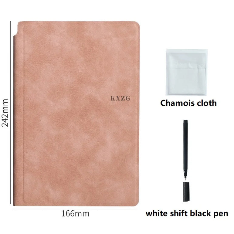 Blackboard A5 Whiteboard Book Sticky Whiteboard Planner Reusable Notebook Set with Whiteboard Pen BBAN01