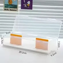 Clear Plastic Compartmentalized Organizer Box Holds 550+ Game Cards Storage Box