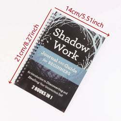 Self-help personal growth notebook: a daily writing guide to integrating and transcending the shadow, spiral bound soft cover