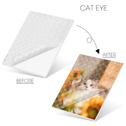 10 Sheets Cold Laminating Film Glossy Transparent Label Sticker Self Adheisve Lamination Film Waterproof Overlay Photo Picture
