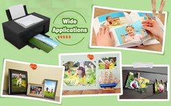 A3 Photo Paper, Waterproof Glossy for Photo Paper，Waterproof Embossed Card Paper Inkjet Photo Paper
