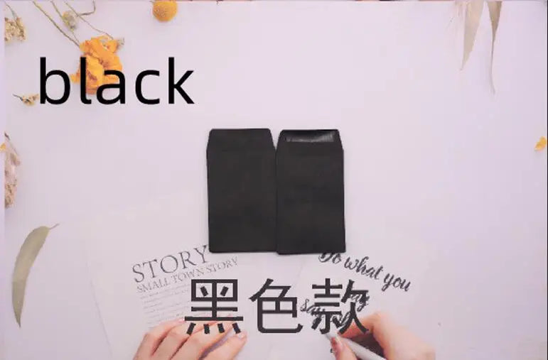 20pc Small 6x9cm Gule Stick Paper Letter Pocket Envelops for Cash Coin Mini Paper Envelopes Bag Small Business Supplies Red