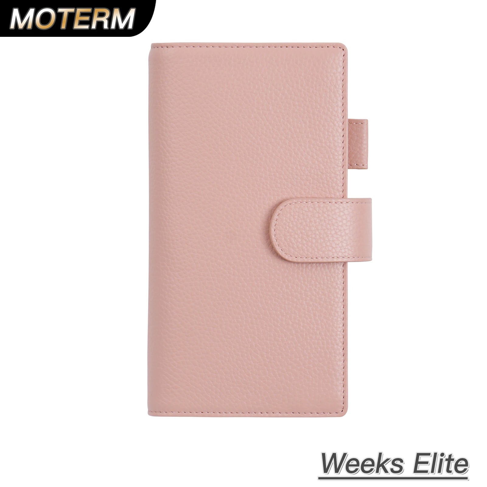 Moterm New Arrivals Weeks Elite Planner Cover for Hobonichi Weeks/ Mega Pebbled Leather Notebook without Large Pocket Organizer