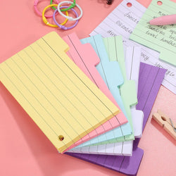300 Sheets Coil Memo Pad Index Cards Colored Lined Rings Study Learning Flash Ruled Notebooks Writing Pads Vocabulary Memory