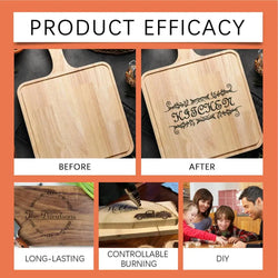 Wood Burning Pen 3 Pieces Wood Markers Wood Burning Tool Wood Burning Kit Wood Stain Markers For Christmas New Year Family