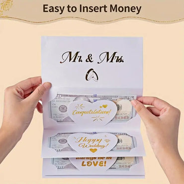 Money Holder For Cash Wedding Money Envelope Wedding Card Money Holder Wedding Envelope For Family Friends Home
