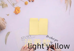 20pc Small 6x9cm Gule Stick Paper Letter Pocket Envelops for Cash Coin Mini Paper Envelopes Bag Small Business Supplies Red