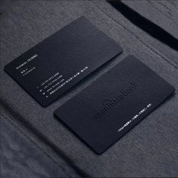 High-end Dusiness Card Customization 500g Dlack Card Paper Business Hot Stamping Free Design Business Card Custom Printing