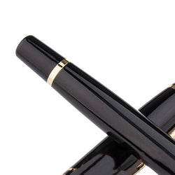 Metal Hero 1501 Fountain Pen iridium F 0.5mm nibs black Rotary ink suction for writing Business office school supplies Gifts pen