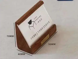 1pcs Solid wood products price tag, set up the exhibition introduction Decca card,  price tag, table stand