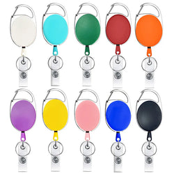 New Retractable Nurse Badge Reel Clip Badge Holder Students Doctor ID Card Holder Keychain Office Accessories