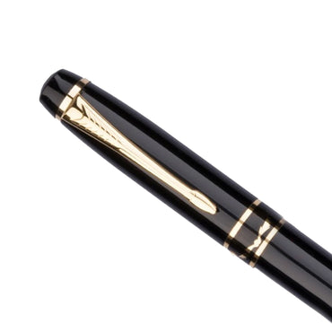 Metal Hero 1501 Fountain Pen iridium F 0.5mm nibs black Rotary ink suction for writing Business office school supplies Gifts pen