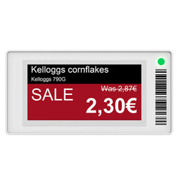 2.1'' 2.9'' E-paper E-Ink EInk Display Screen NFC BT Version App Operating Software TFT Screen IP65 Electronic Price Tag Card