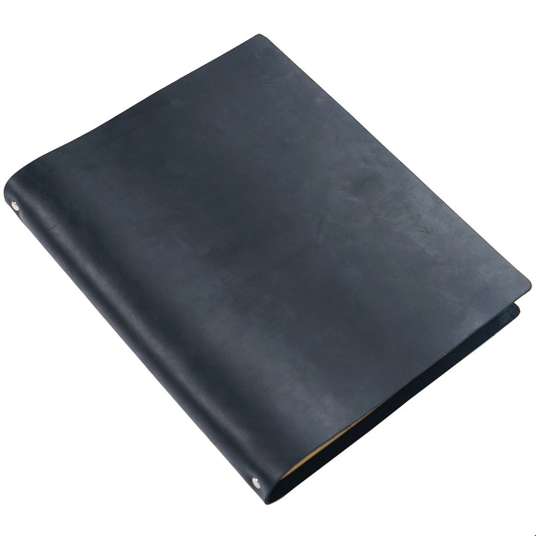First-layer Cowhide Notebook A4 Enlarged Notebook Crazy Horse Leather Binder Thickened Sketchbook Retro Notepad Gift Notebook