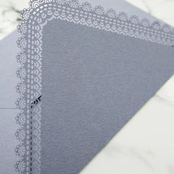 10x Lace Paper Envelopes Gift Small Invitation Envelopes for Thanksgiving Greeting Cards Party Invitations