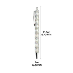 Rhinestone Ballpoint Pen Fancy Sparkly Crystal Pens Retractable Bling Ballpoint Pen Cute For Women Writing Drawing Journaling