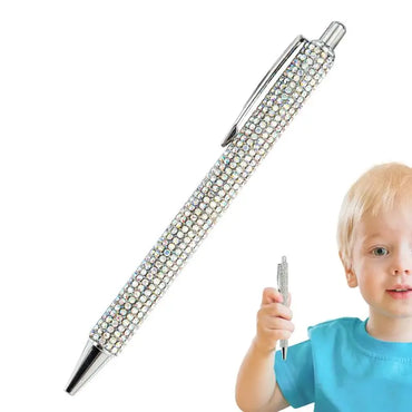 Rhinestone Ballpoint Pen Fancy Sparkly Crystal Pens Retractable Bling Ballpoint Pen Cute For Women Writing Drawing Journaling