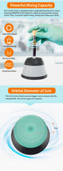 WESTTUNE 3000RPM Lab Mini Vortex Mixer Portable Ink Electric Liquid Orbital Stirrer Mixing Color Pigment Bottle Shaker 110/220V