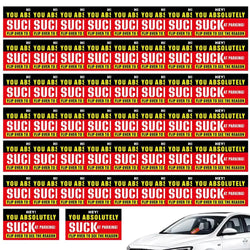 50Pcs Bad Parking Cards You Parked Like An Idiot Cards Bad Parking Cards Funny Parking Violation Bad Cards Multiple Reason