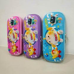 Kawaii 3D multiple anime EVA large-capacity waterproof lightweight student pencil cases, school supplies and stationery bags