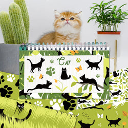 24pcs 30*30cm lovely Cat Scrapbook Craft Paper DIY Craft Paper Art Background Paper Origami Card Making Photo Album Decoration