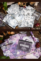 20pcs/lot Memo Pads Material Paper Renaissance Illustrated Scrolls Junk Journal diary Scrapbooking  Background Decoration Paper