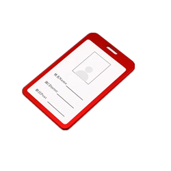 Aluminum Alloy Card Holder Retractable Badge Reel Employee Staff Name ID Work Card Holder Business Supplies