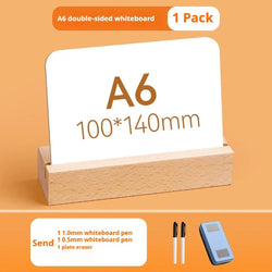 Small Whiteboard Small Blackboard on Double-sided Desk Children's Drawing Board  Shop Erasable Whiteboard Teaching Bulletin